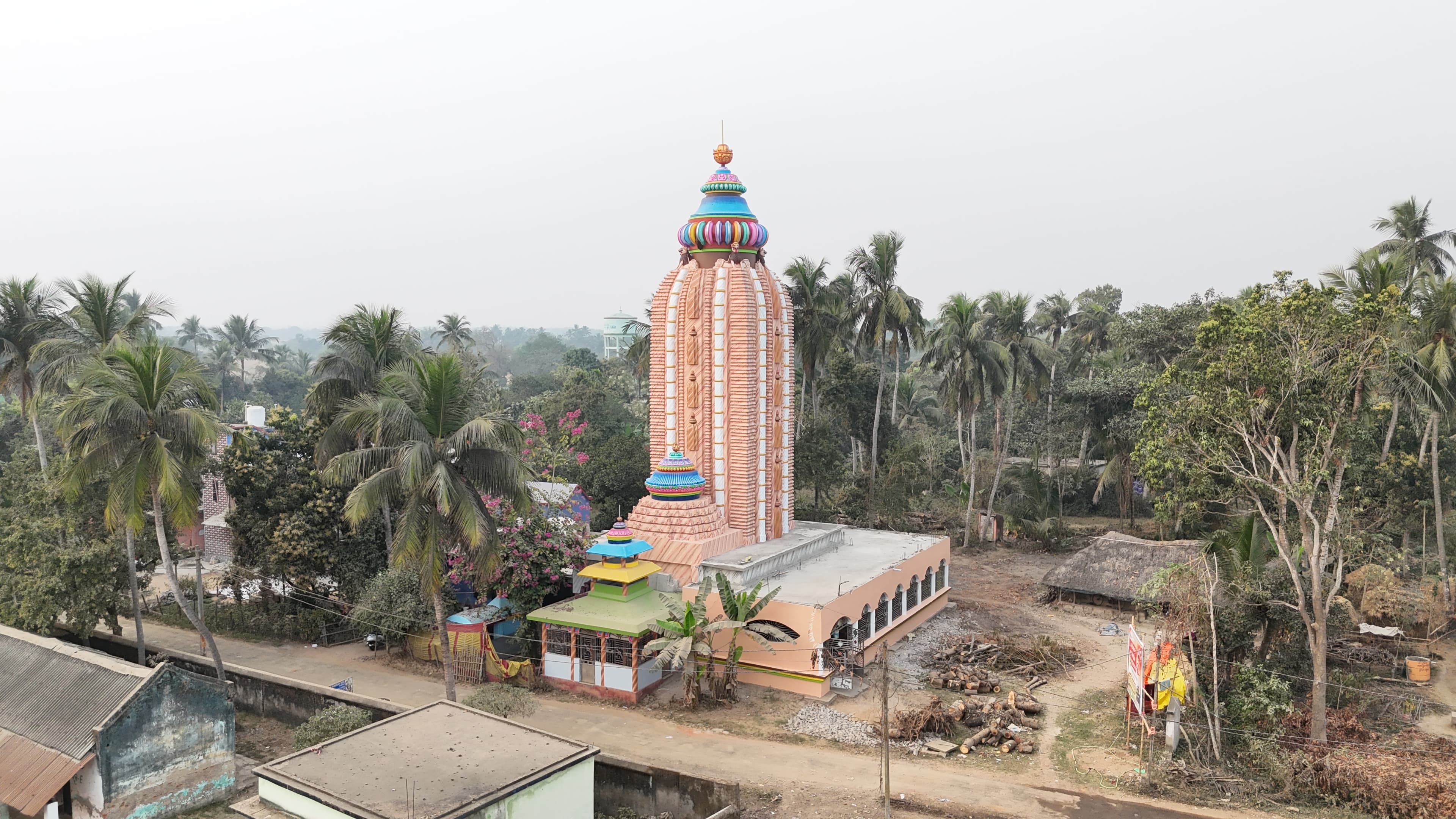 Temple aerial view from the east