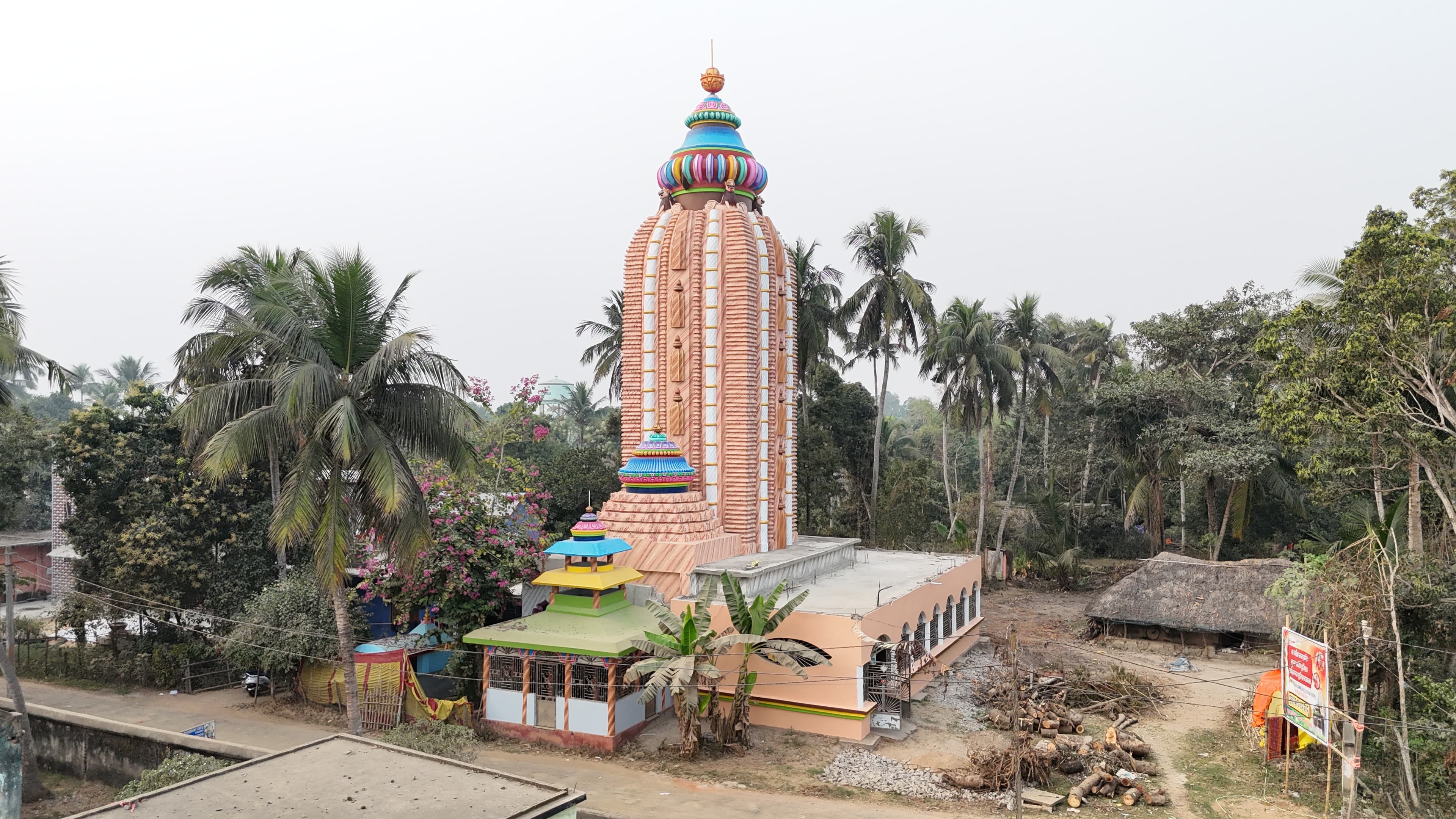Temple complex bird's eye view